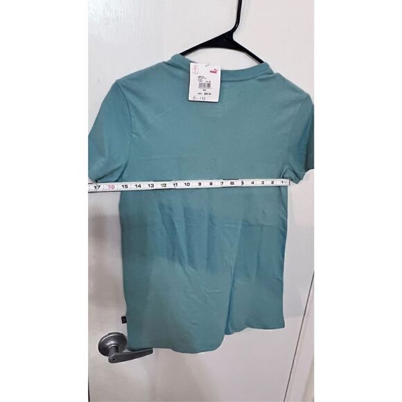 PUMA GREEN LOGO TEE SHIRT WOMENS SIZE XS NEW P1-145 - Picture 9 of 9